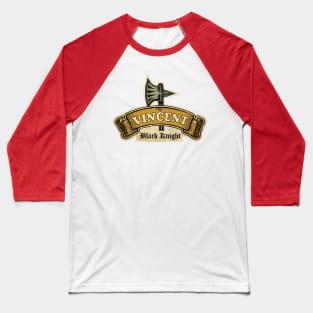 Vincent - Black Knight Baseball T-Shirt